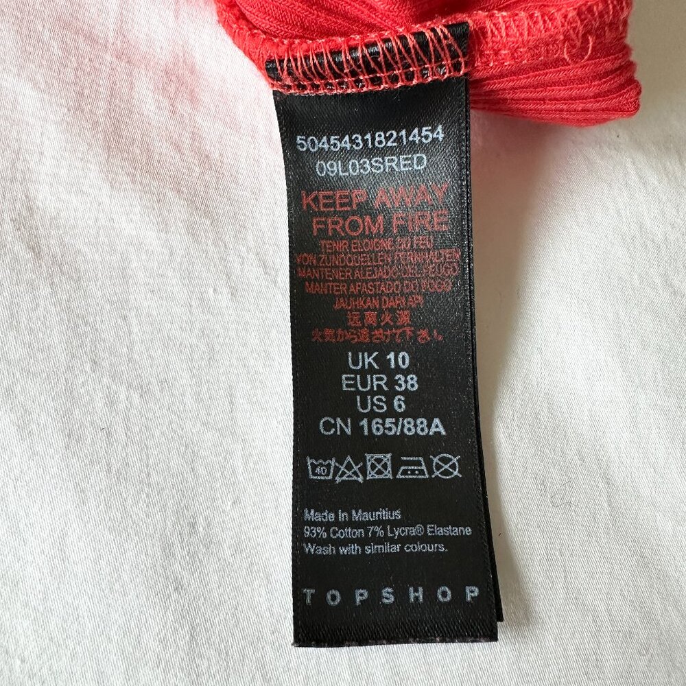 Topshop Ribbed Top - Picture 8 of 9
